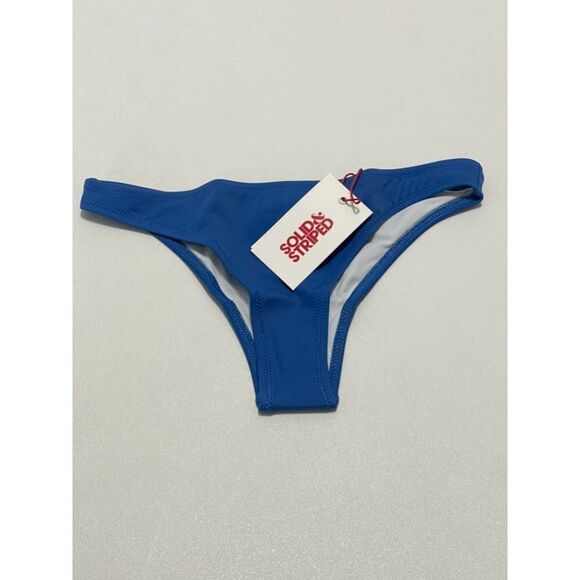 Solid & Striped The Rachel Bikini Swim Bathing Suit Bottom Azure Blue XS - Picture 9 of 13